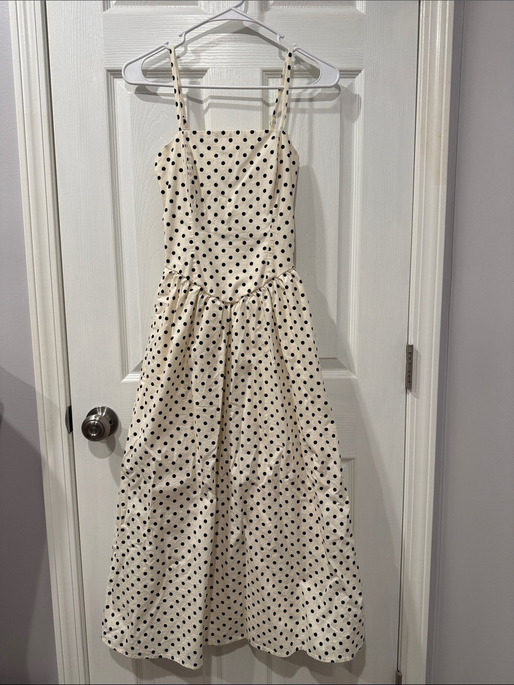 Cream Polka Dot Sundress